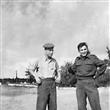 With Yossi Banay 1950 Lehakat Hanacha